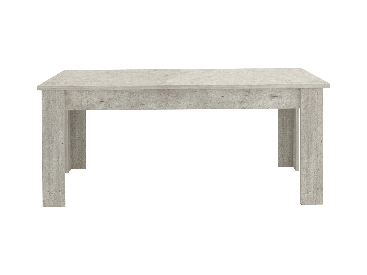 Mesa de comedor extensible moderna 140-190 x 90 cm Jesi Gris