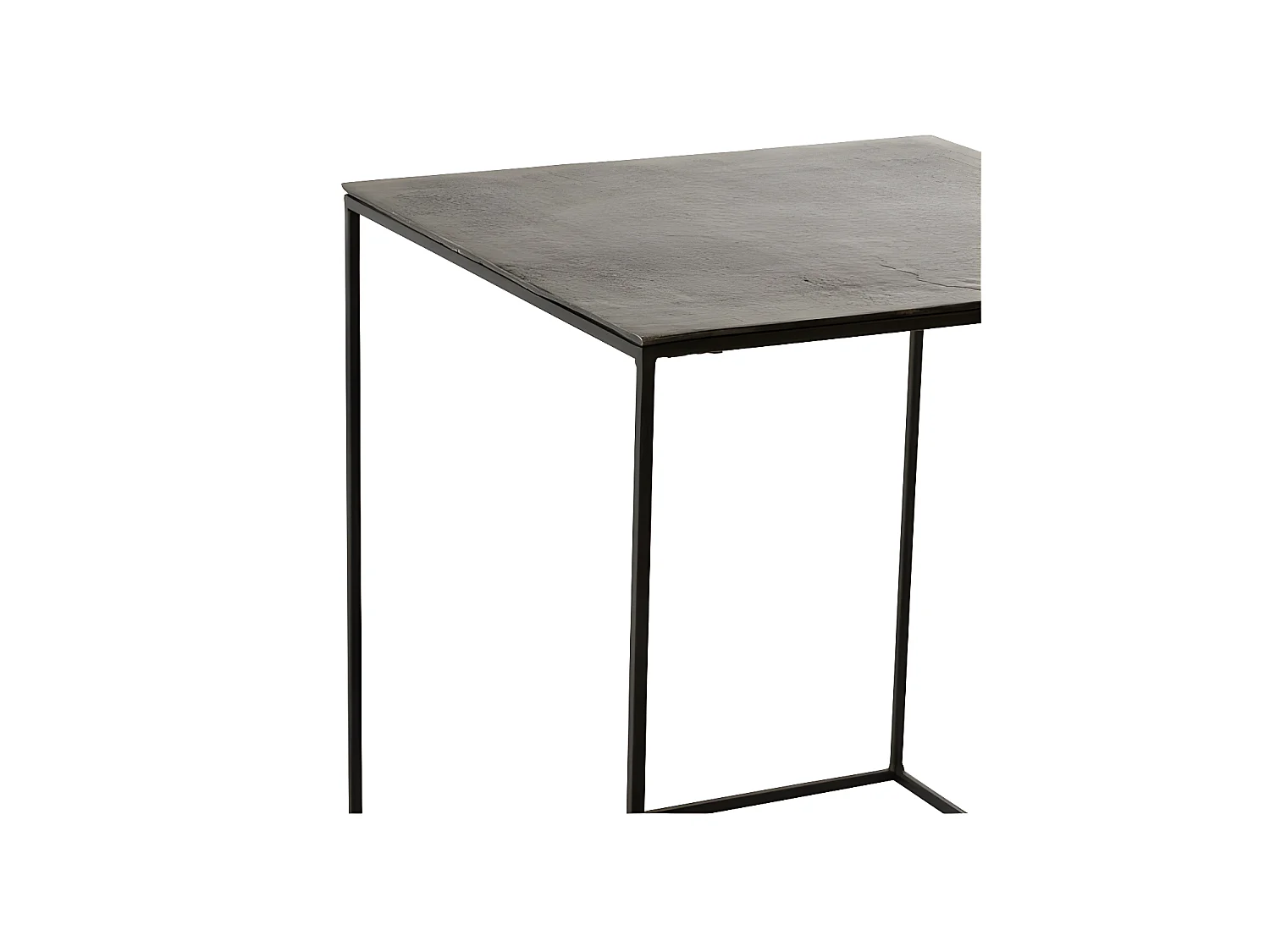 Tables gigognes carrées Métal noir - ZANDVORT