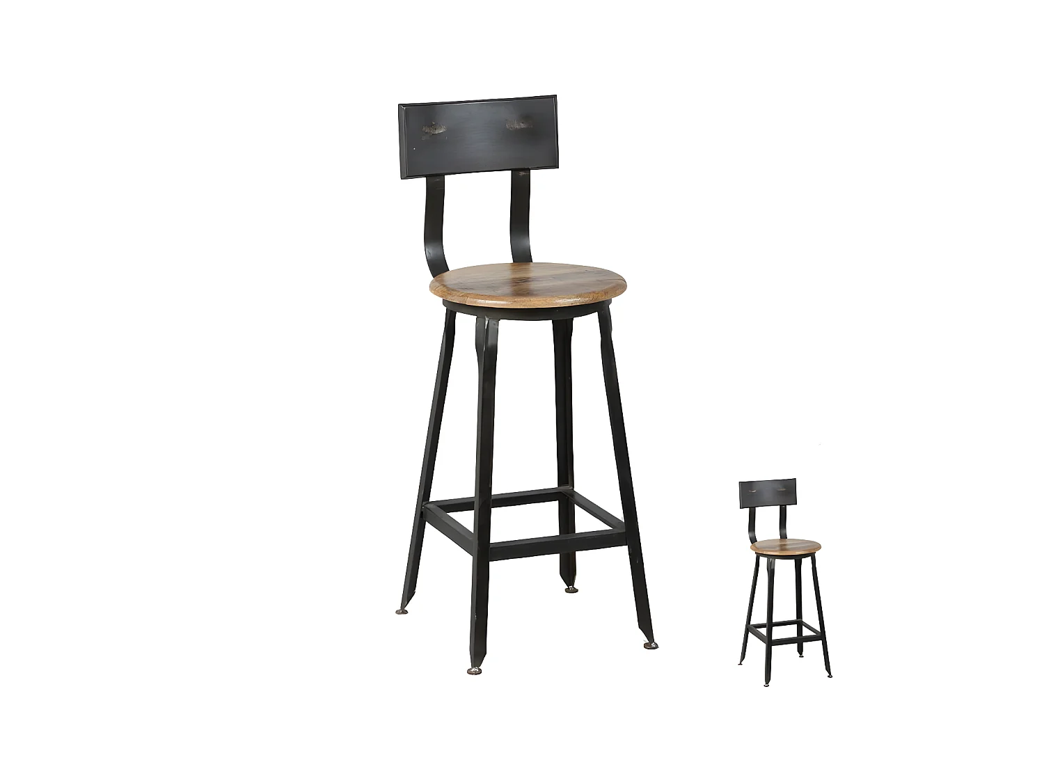 Duo de Chaises de bar basses - JACK