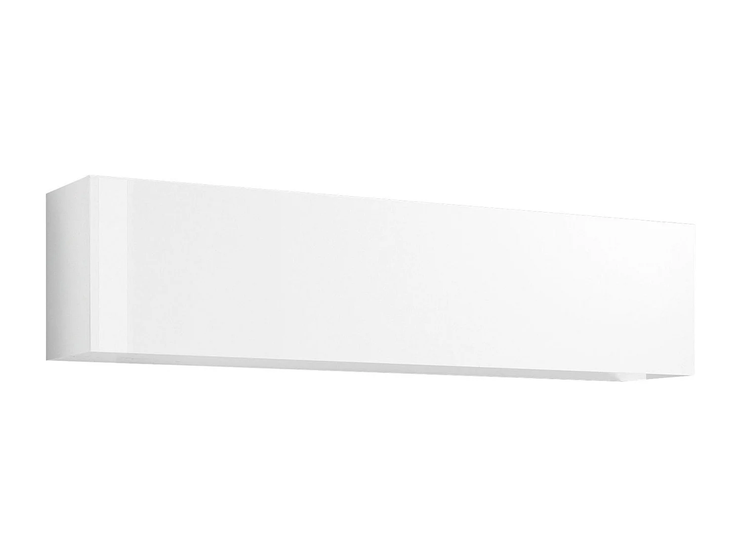 Pensile da muro Maruska con 1 anta a ribalta bianco lucido 180x30x40 cm