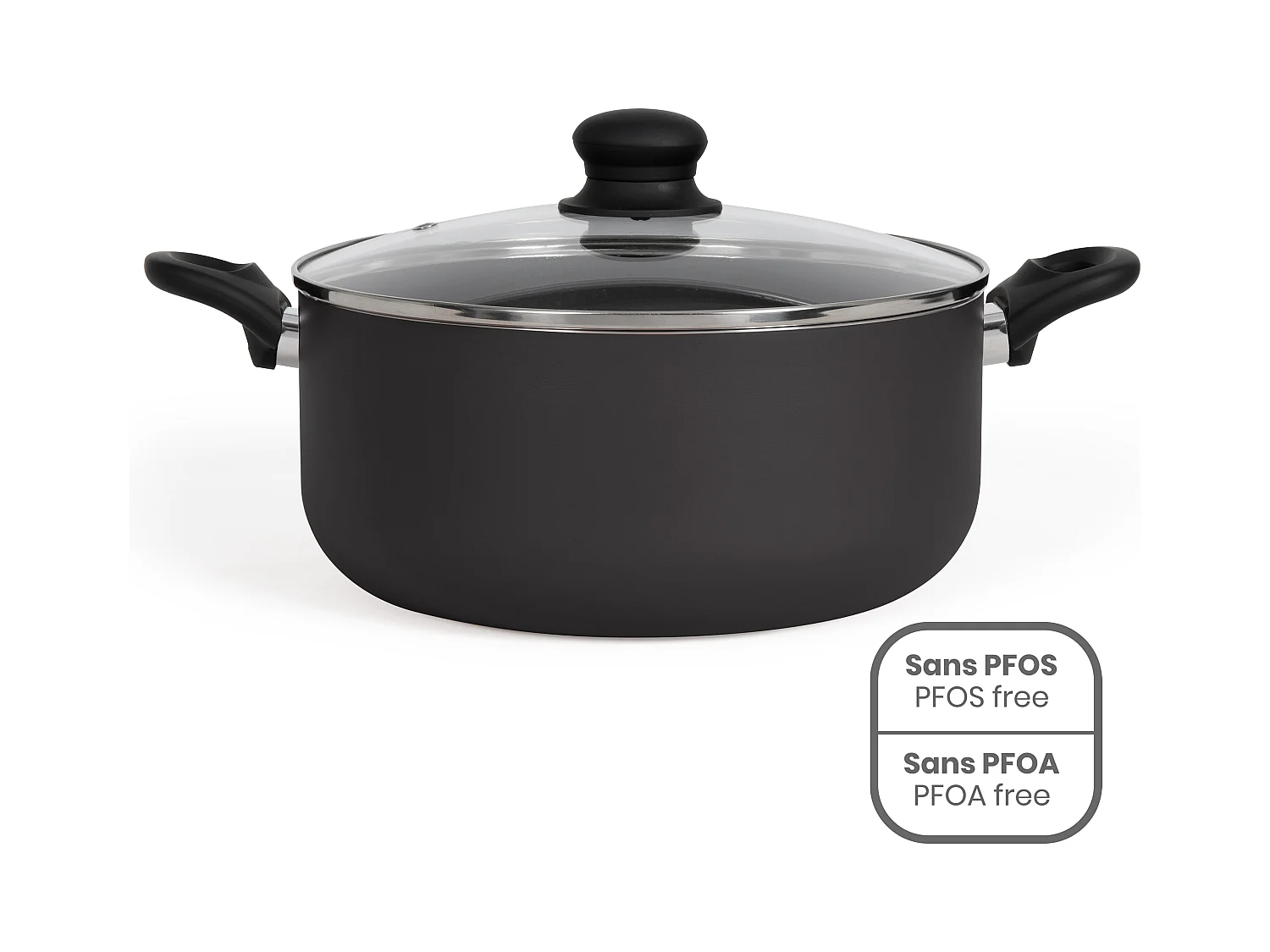 Faitout 28 cm Livoo MEP151N Antihaft-Silikon Alle Herdarten Induktion