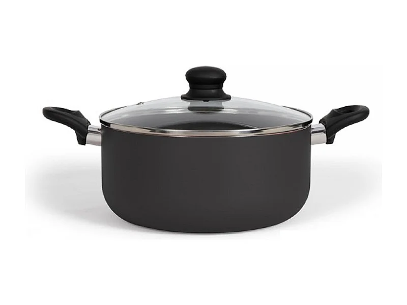 Antihaft-Aluminiumtopf Livoo 24cm mit Deckel MEP150N