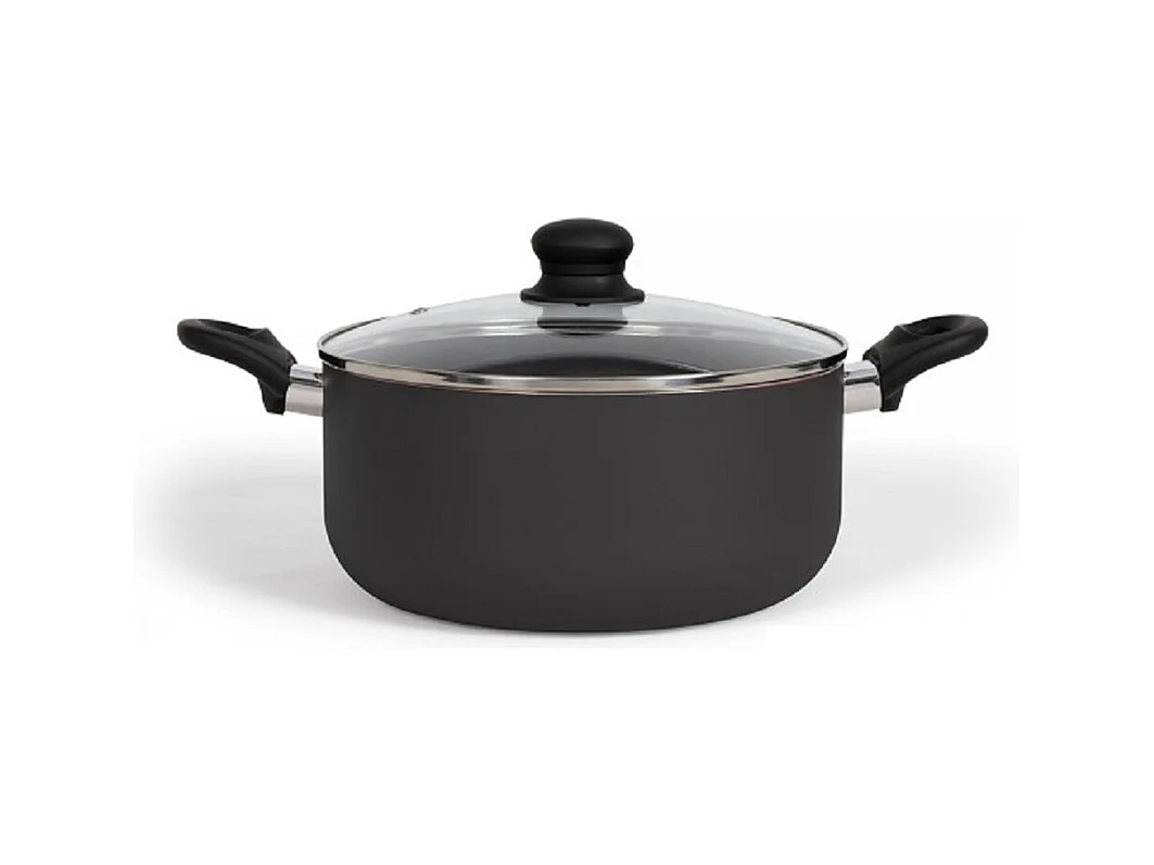 Aluminium Antiaanbakpan Livoo 24cm met Deksel MEP150N
