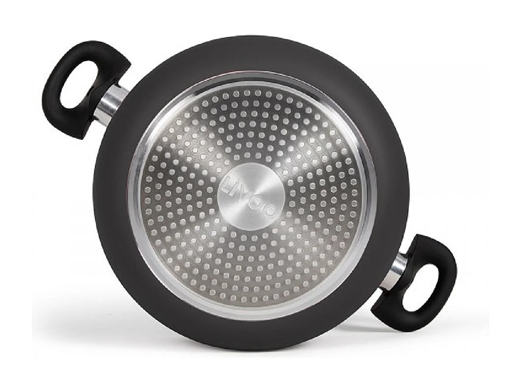 Livoo Faitout aluminium 24cm avec couvercle - MEP150N