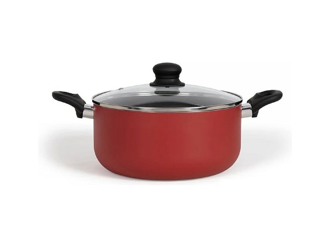 Aluminiumtopf 28cm Antihaftbeschichtet mit Hitzebeständigen Griffen - Livoo MEP151R