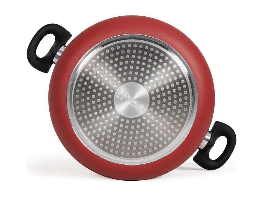 Livoo Faitout aluminium 28cm avec couvercle - MEP151R