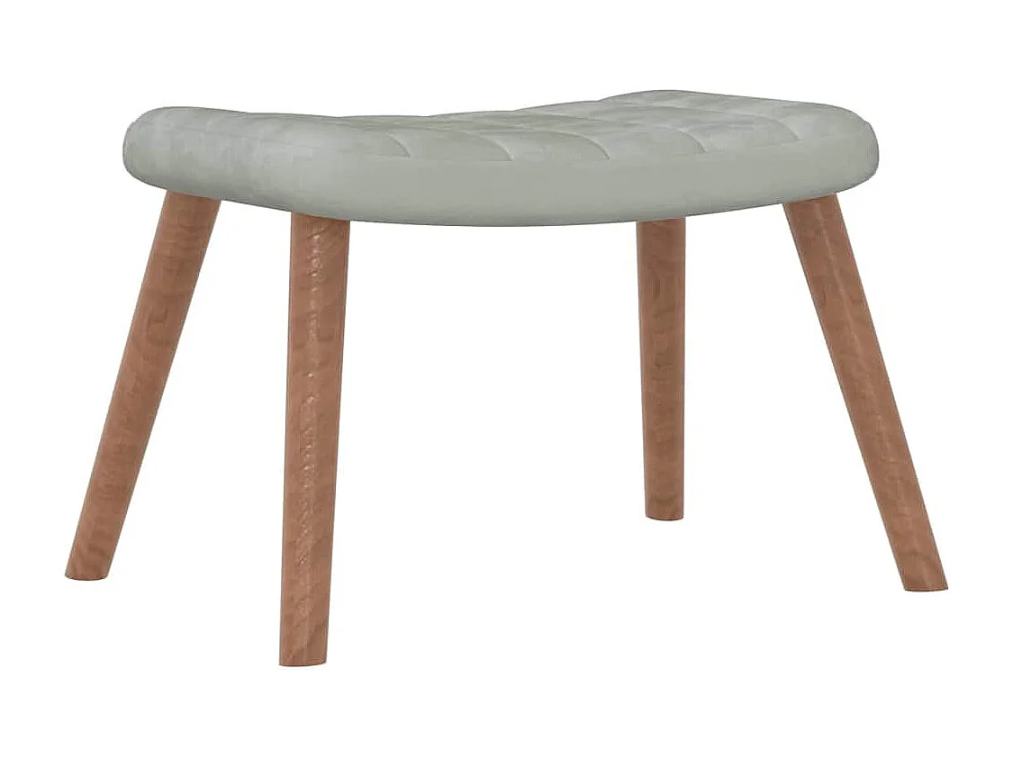 Fauteuil lounge chaise de grise 61.5 x 69 x 95.5 cm DEC026517