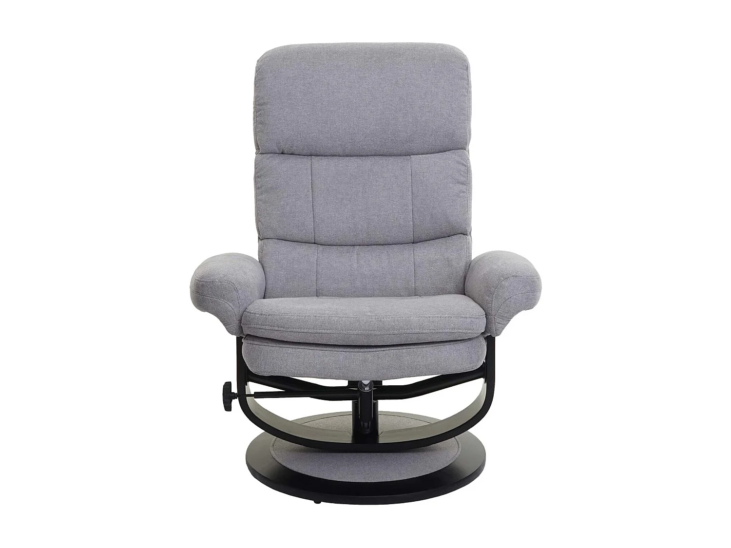 Fauteuil de relaxation TV tissu grise 84 x 120 x 107 cm 04_0001945