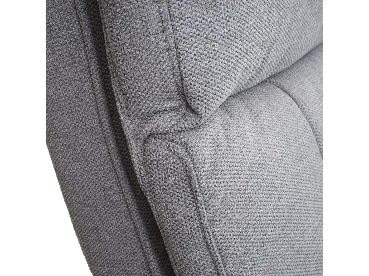 Fauteuil de relaxation TV tissu grise 84 x 120 x 107 cm 04_0001945