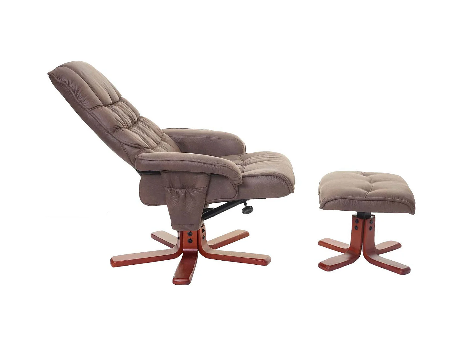 Fauteuil relax inclinable avec marron 80 x 66 x 103 cm 04_0002042