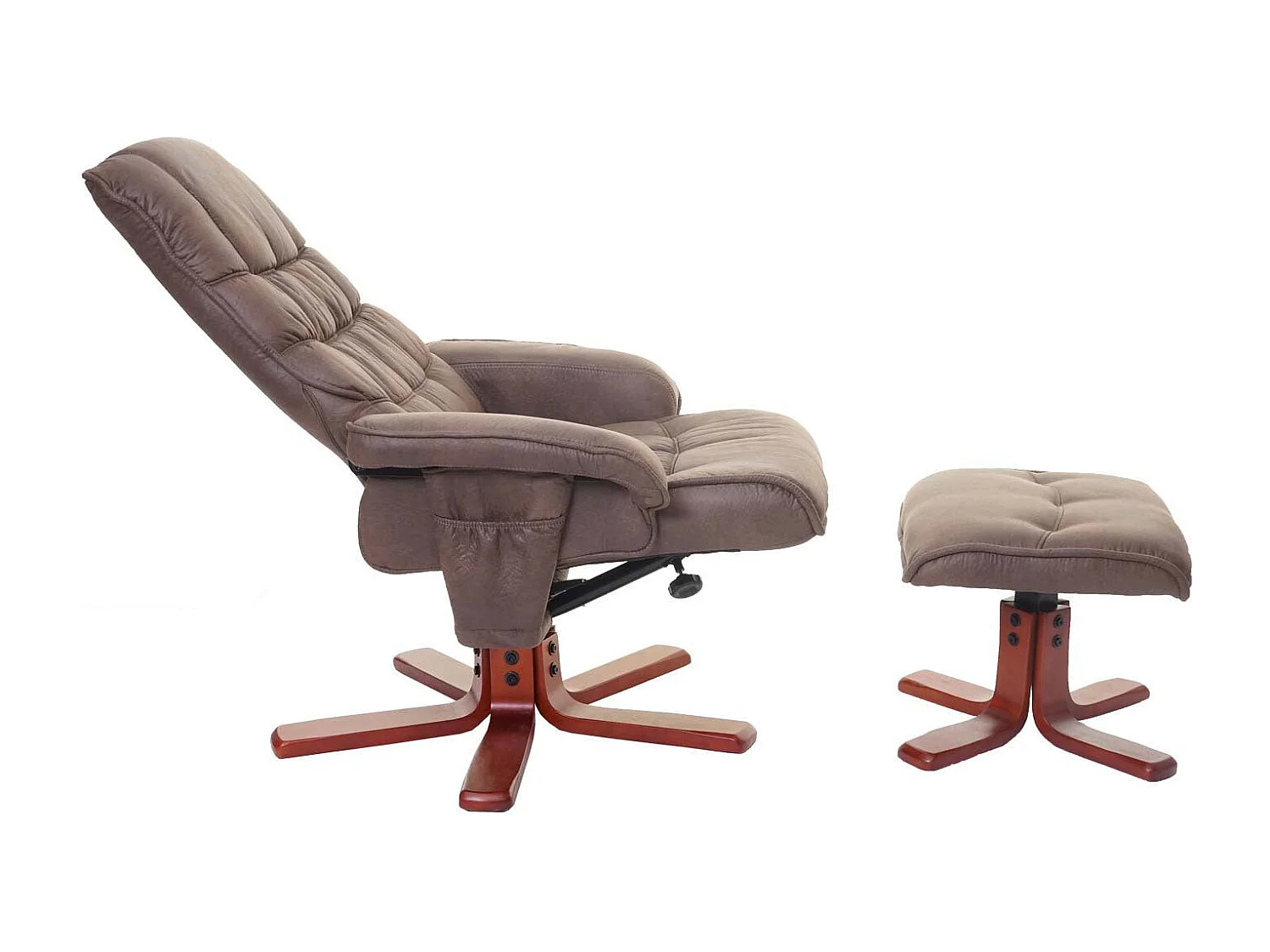 Fauteuil relax inclinable avec marron 80 x 66 x 103 cm 04_0002042