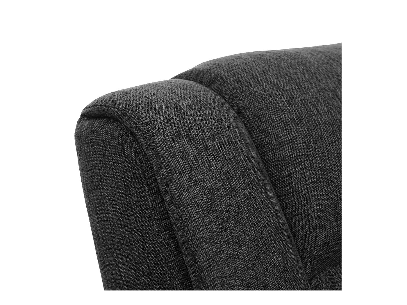 Fauteuil de massage repose-pieds tissu grise 79 x 96 x 102 cm 04_0006876