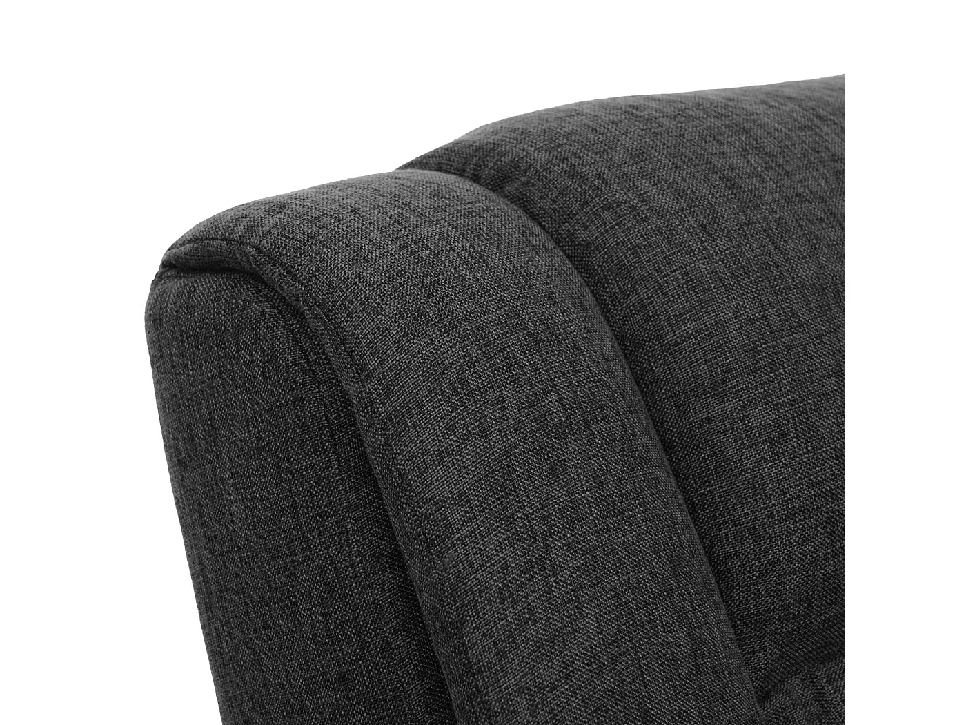 Fauteuil de massage repose-pieds tissu grise 79 x 96 x 102 cm 04_0006876