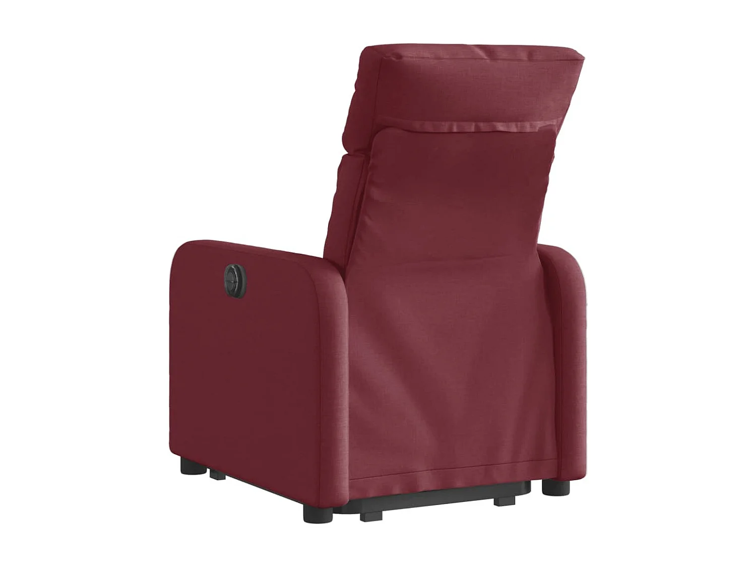 Fauteuil relax TV fonction tissu bordeaux 66 x 89.5 x 95.5 cm DEC028542