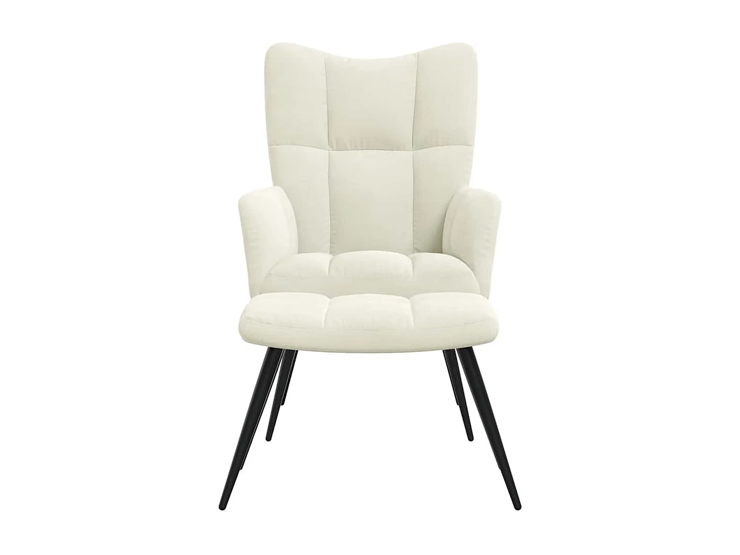 Fauteuil lounge chaise de crème 61 x 70 x 96.5 cm DEC026557