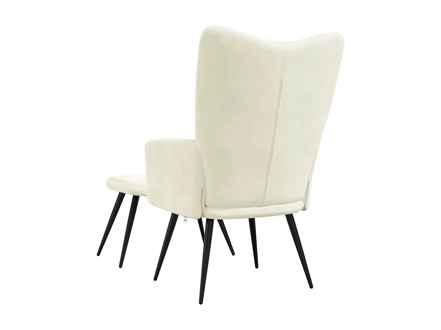 Fauteuil lounge chaise de crème 61 x 70 x 96.5 cm DEC026557