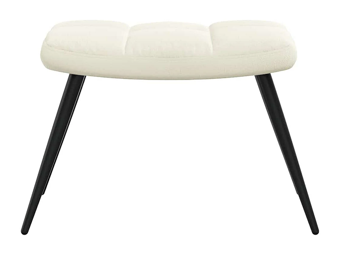 Fauteuil lounge chaise de crème 61 x 70 x 96.5 cm DEC026557