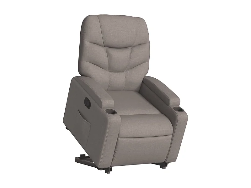 Fauteuil relax TV rembourrage tissu 74 x 89 x 100 cm DEC028190