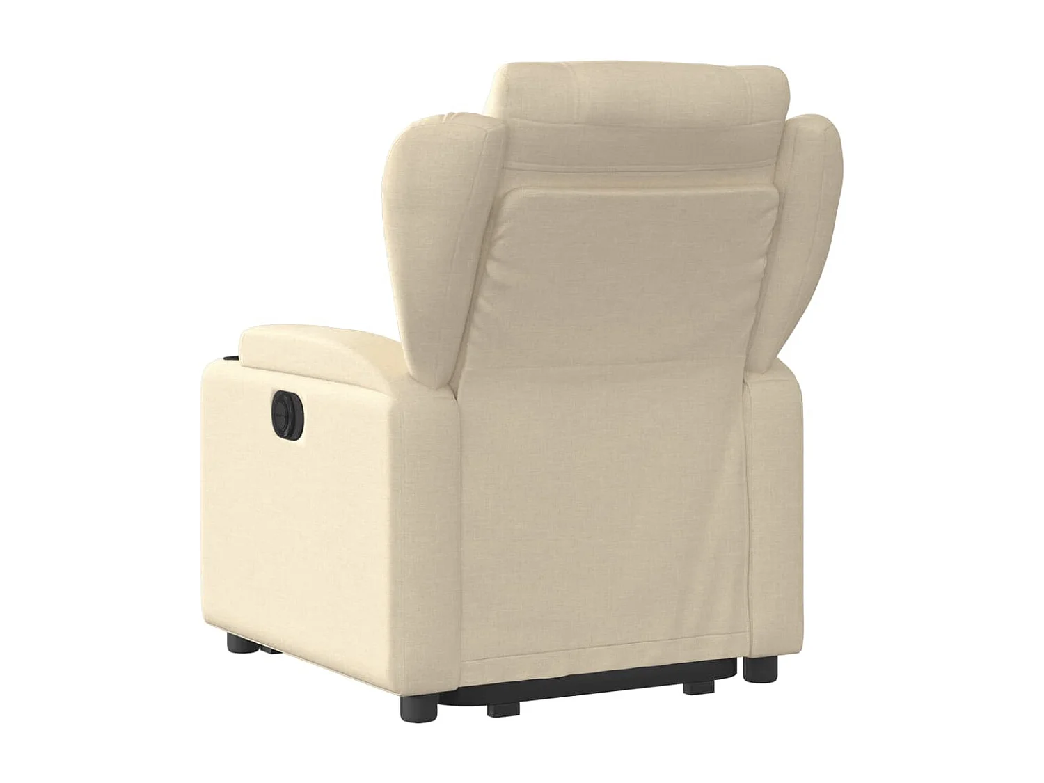 Fauteuil relax TV fonction tissu crème 77 x 94.5 x 100 cm DEC028275