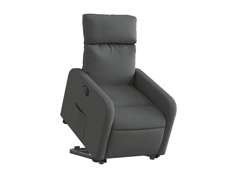 Fauteuil relax TV fonction tissu grise 66 x 89.5 x 95.5 cm DEC028346