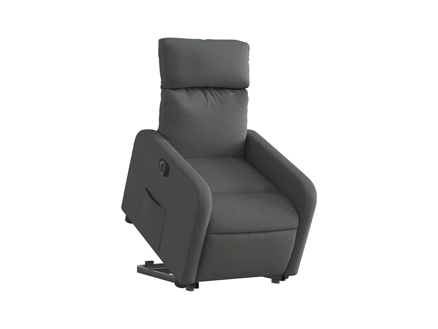 Fauteuil relax TV fonction tissu grise 66 x 89.5 x 95.5 cm DEC028346