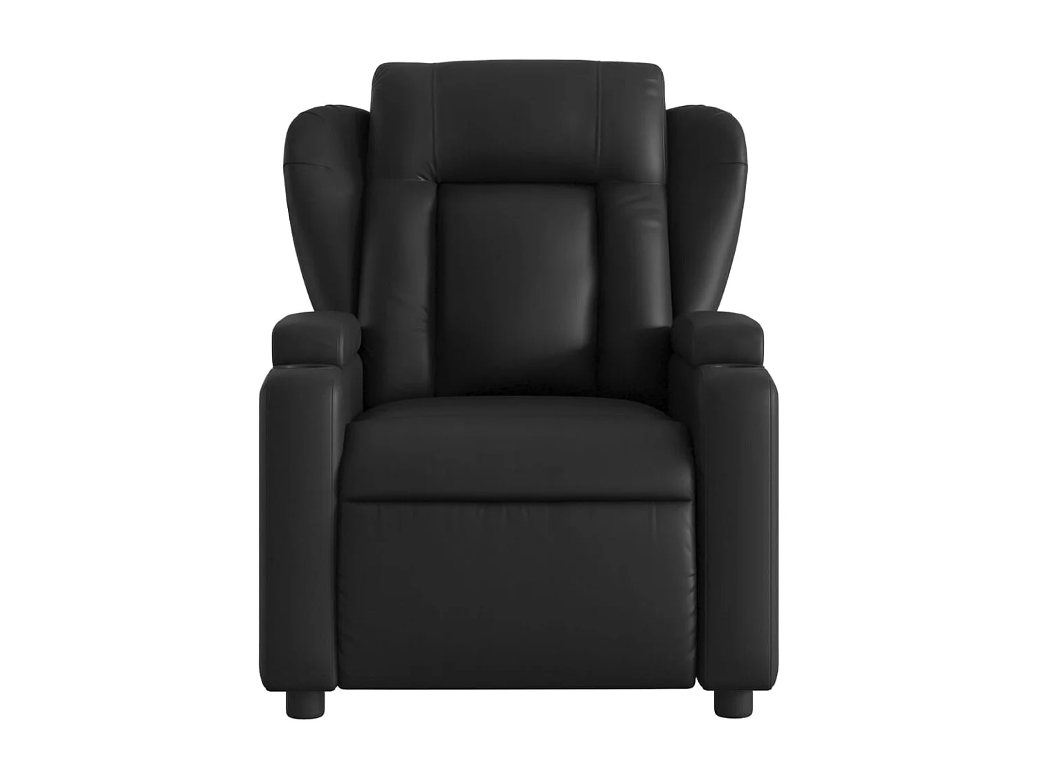 Fauteuil relax TV fonction PVC noire 77 x 94.5 x 100 cm DEC028473