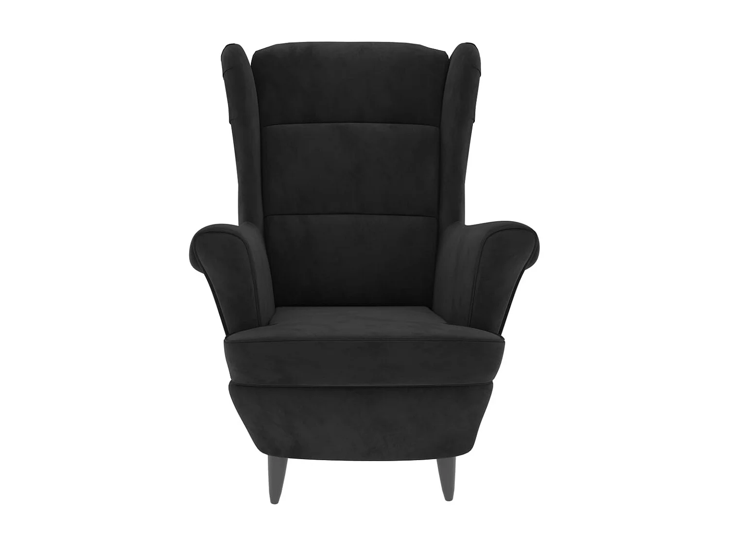 Fauteuil lounge design et noire 74 x 84 x 100 cm DEC028660