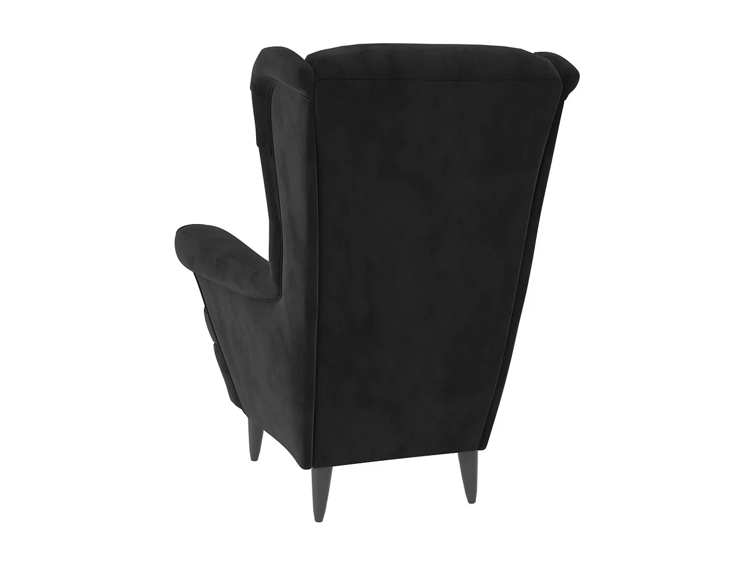Fauteuil lounge design et noire 74 x 84 x 100 cm DEC028660