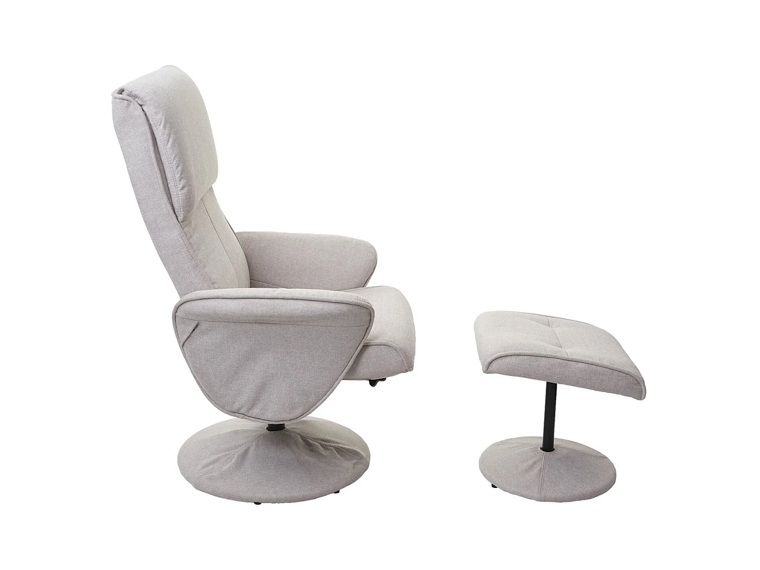Fauteuil de relaxation TV PVC blanche 75 x 59 x 114 cm 04_0003105