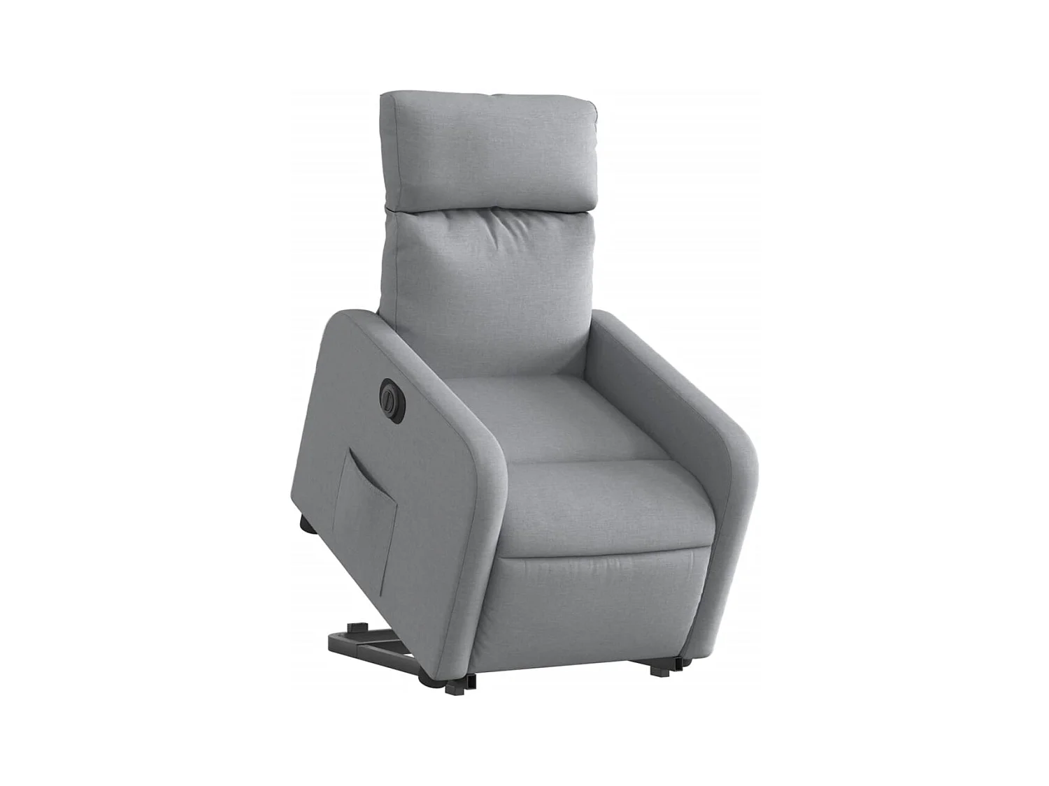 Fauteuil relax TV fonction tissu grise 66 x 89.5 x 95.5 cm DEC028322