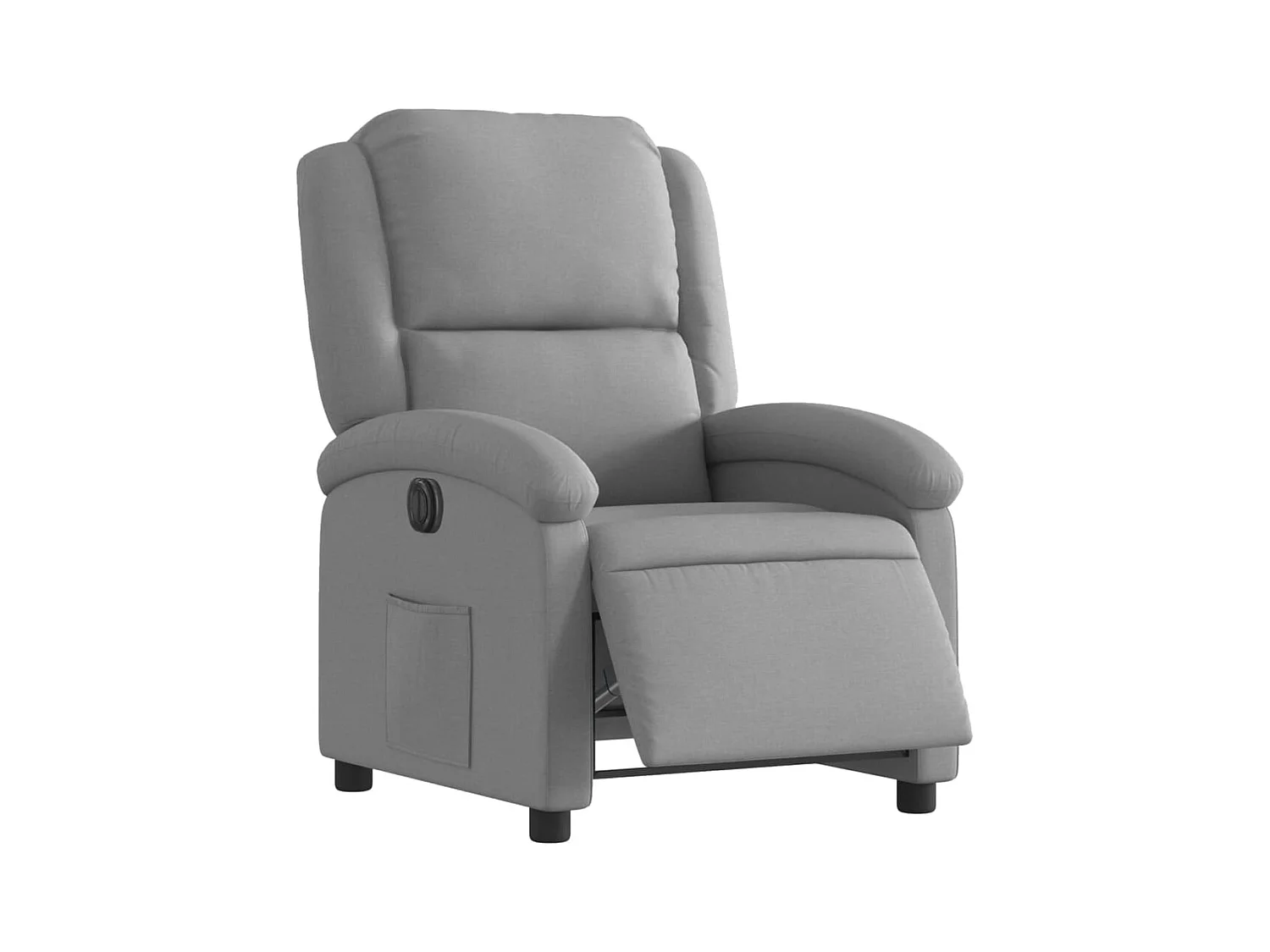 Fauteuil relax TV fonction tissu grise 71 x 86.5 x 99.5 cm DEC028306