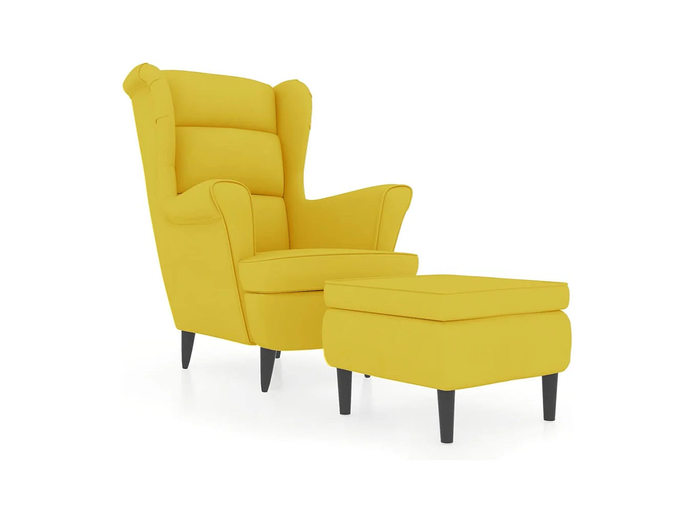 Fauteuil relax extra confort jaune 78 x 90 x 96.5 cm DEC028694