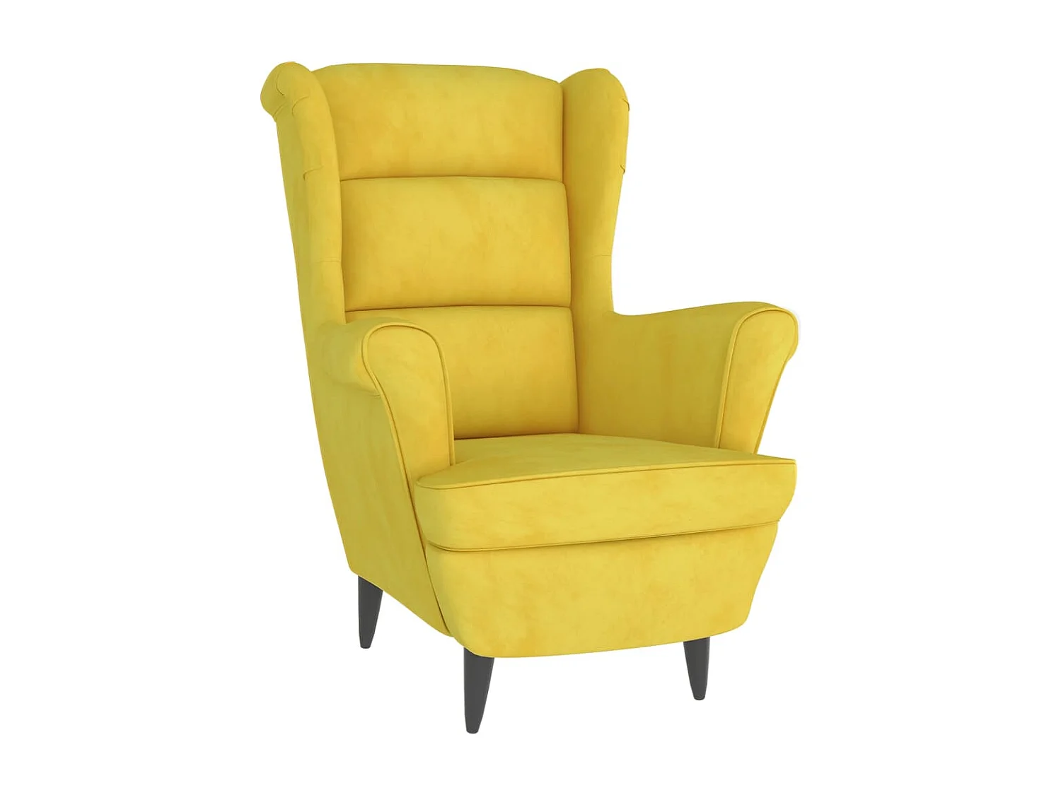 Fauteuil relax extra confort jaune 78 x 90 x 96.5 cm DEC028694