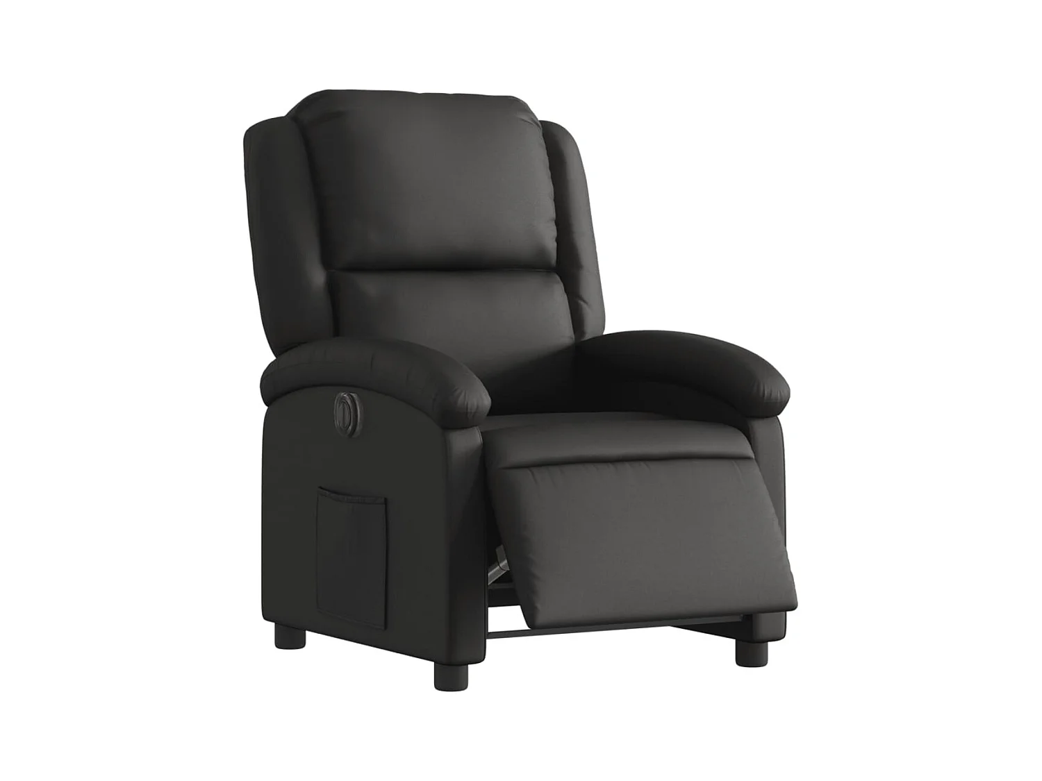 Fauteuil relax TV fonction cuir noire 71 x 86.5 x 99.5 cm DEC028459