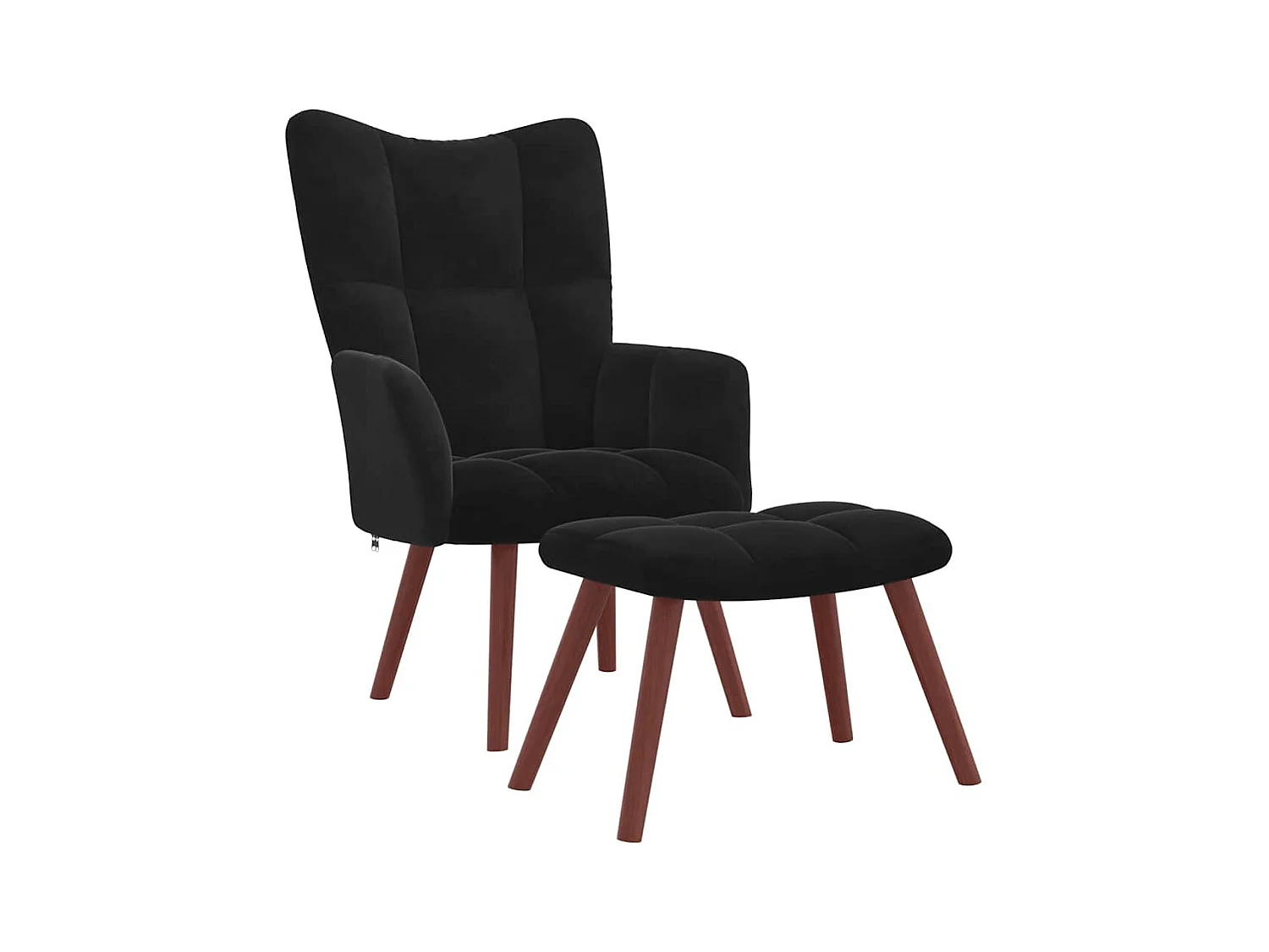 Fauteuil lounge chaise de noire 61.5 x 69 x 95.5 cm DEC026541