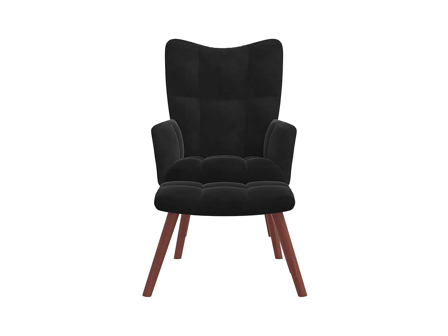 Fauteuil lounge chaise de noire 61.5 x 69 x 95.5 cm DEC026541