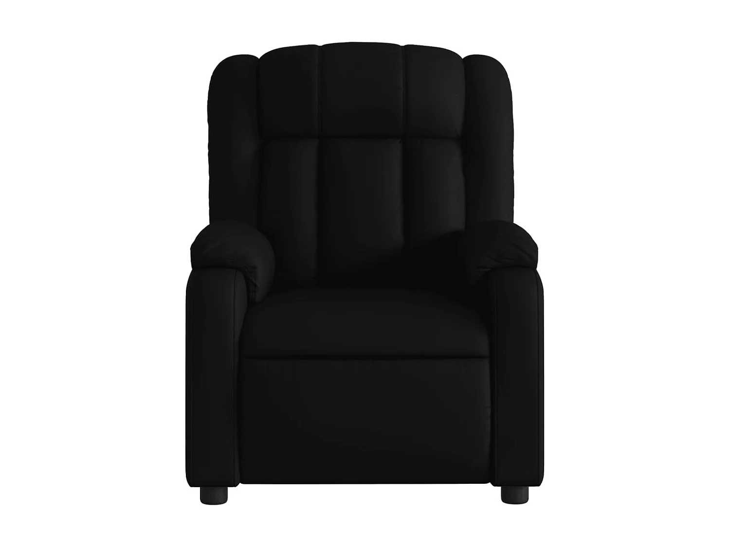 Fauteuil relax TV fonction PVC noire 78 x 92 x 98 cm DEC028480