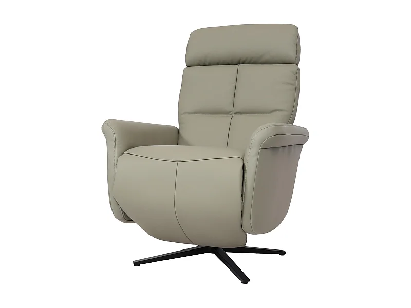 Fauteuil de relaxation tv cuir grise 77 x 60 x 88 cm 04_0006828