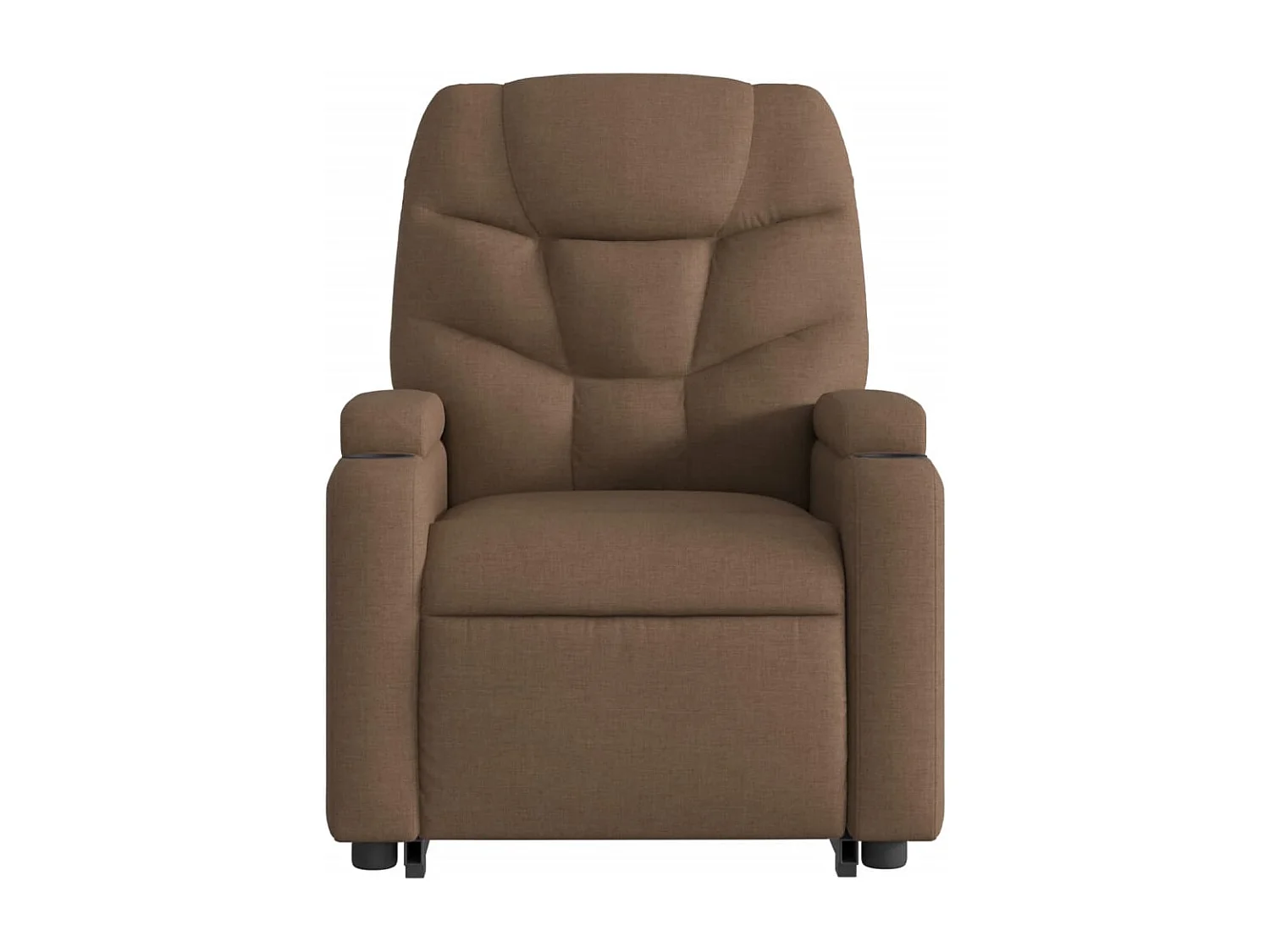 Fauteuil relax TV fonction tissu marron 74 x 89 x 100 cm DEC028438