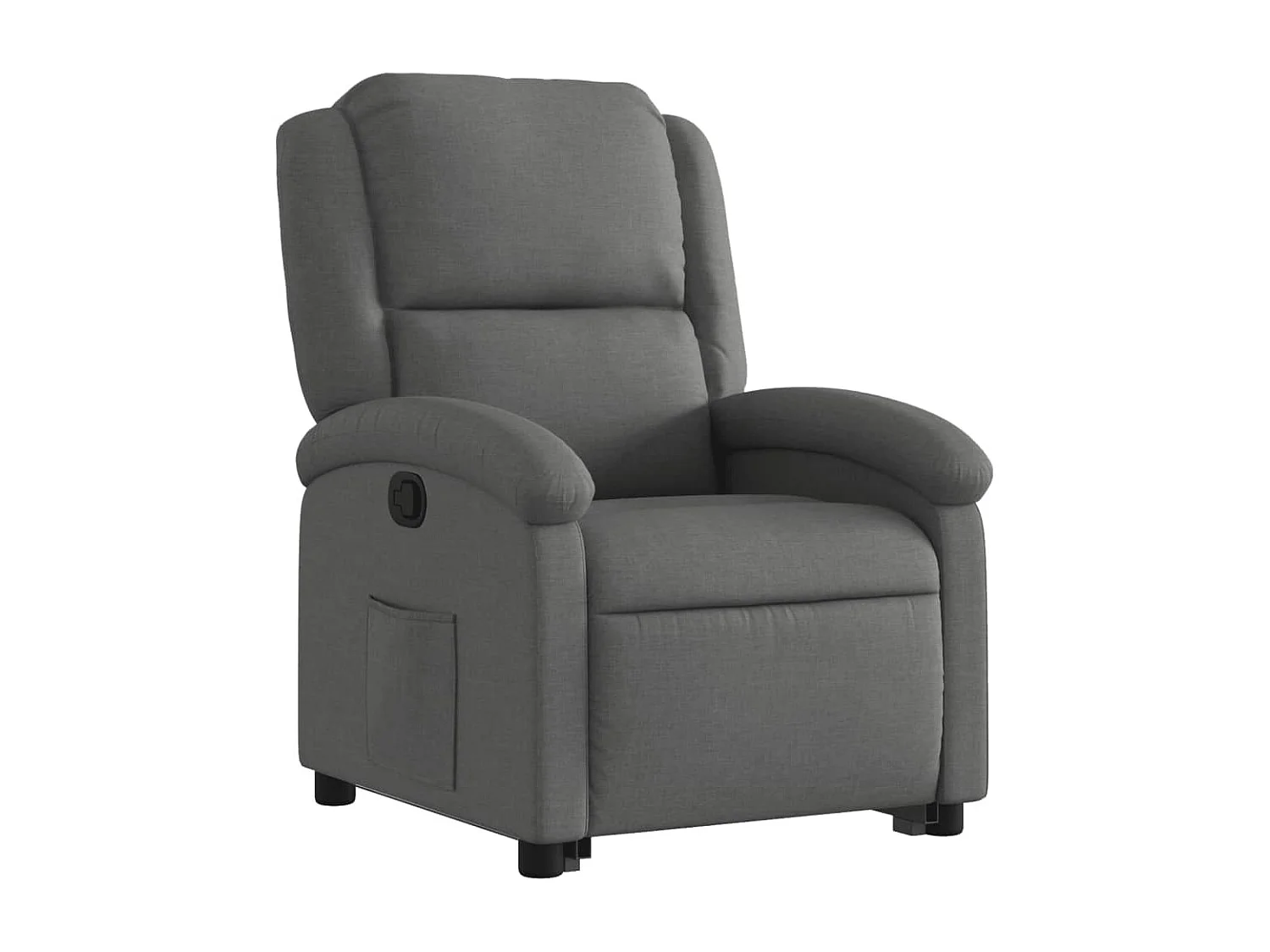 Fauteuil relax TV rembourrage tissu grise 71 x 86.5 x 99.5 cm DEC027956