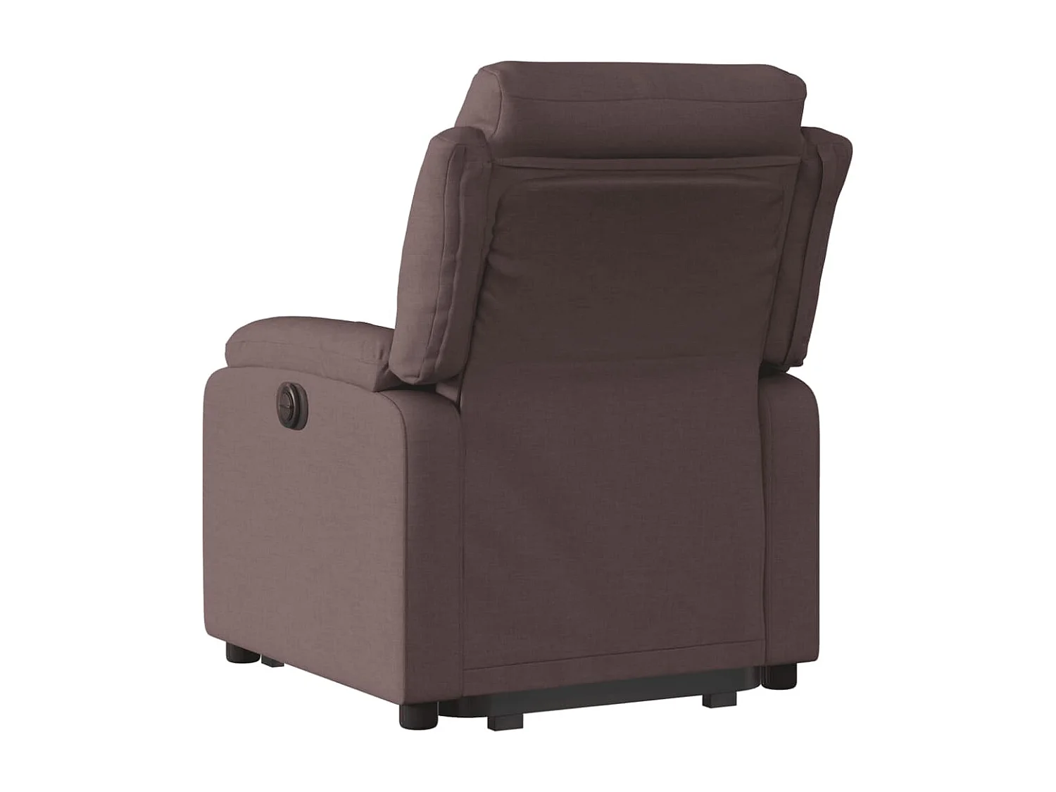 Fauteuil relax TV fonction tissu marron 75 x 92.5 x 100 cm DEC028403