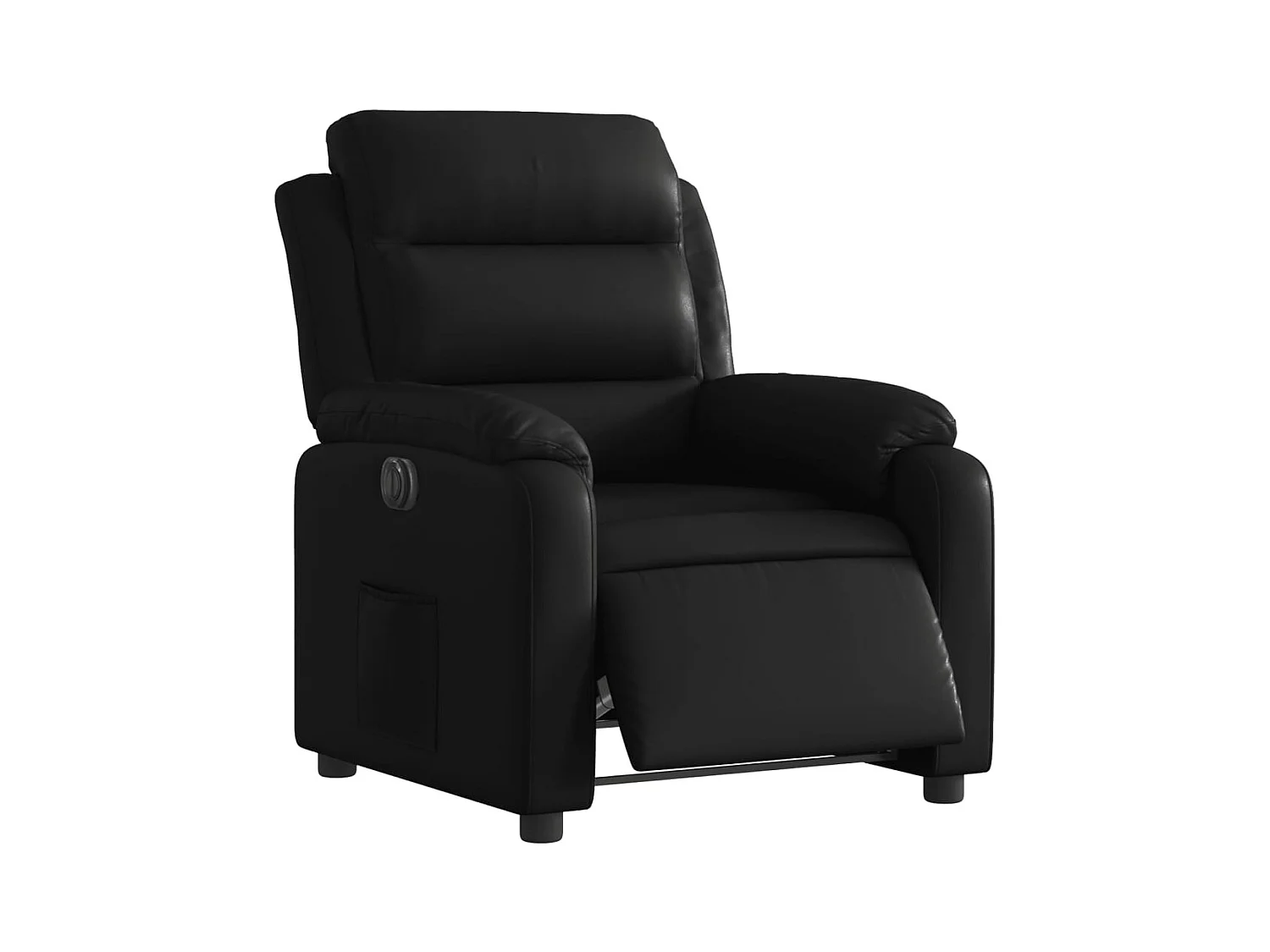 Fauteuil relax TV fonction PVC noire 75 x 92.5 x 100 cm DEC028460
