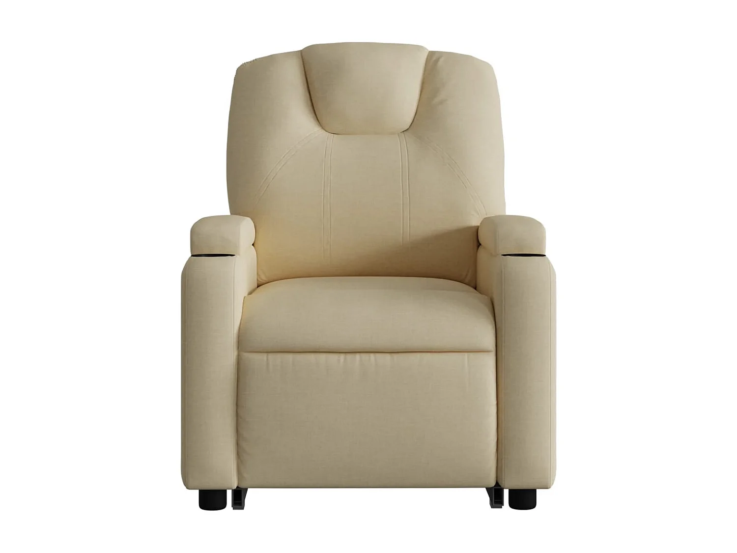 Fauteuil relax TV fonction tissu crème 74 x 88 x 97 cm DEC028291