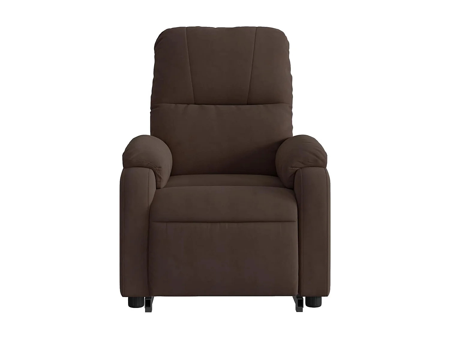 Fauteuil relax TV fonction tissu marron 75 x 89.5 x 103.5 cm DEC028457