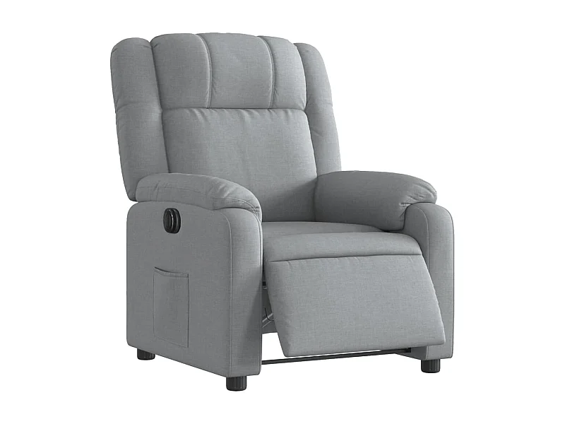 Fauteuil relax TV fonction tissu grise 77 x 95 x 99 cm DEC028305
