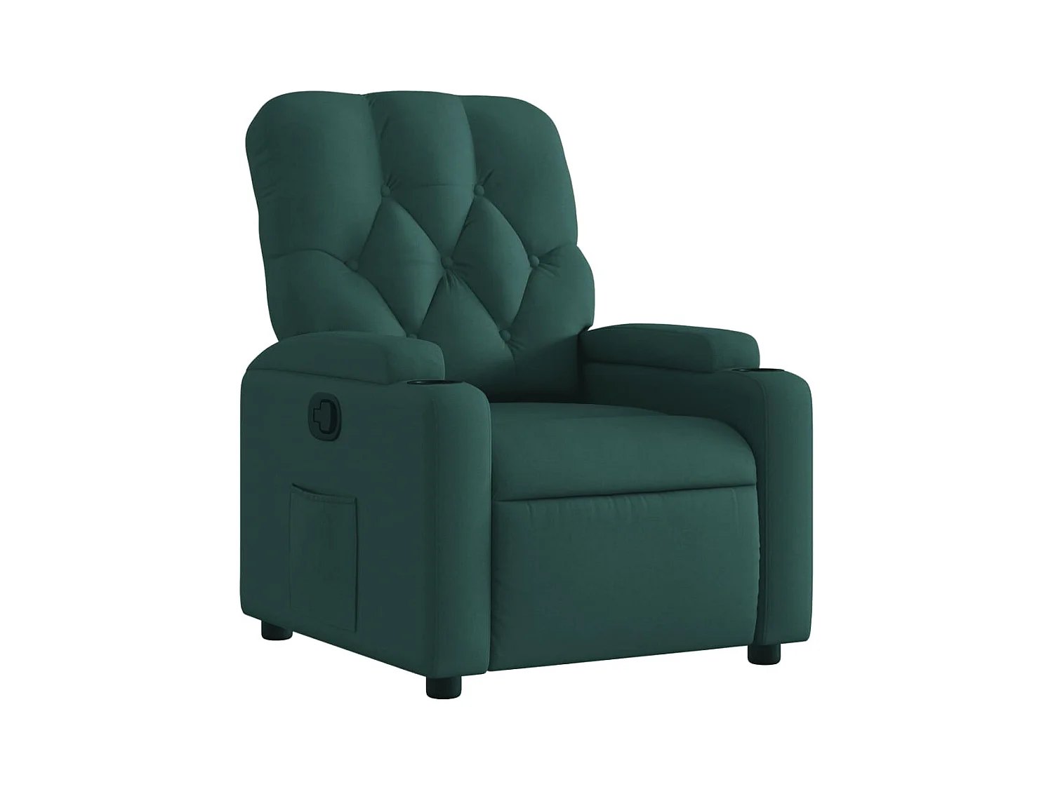 Fauteuil relax TV rembourrage tissu 74 x 86.5 x 93.5 cm DEC028225
