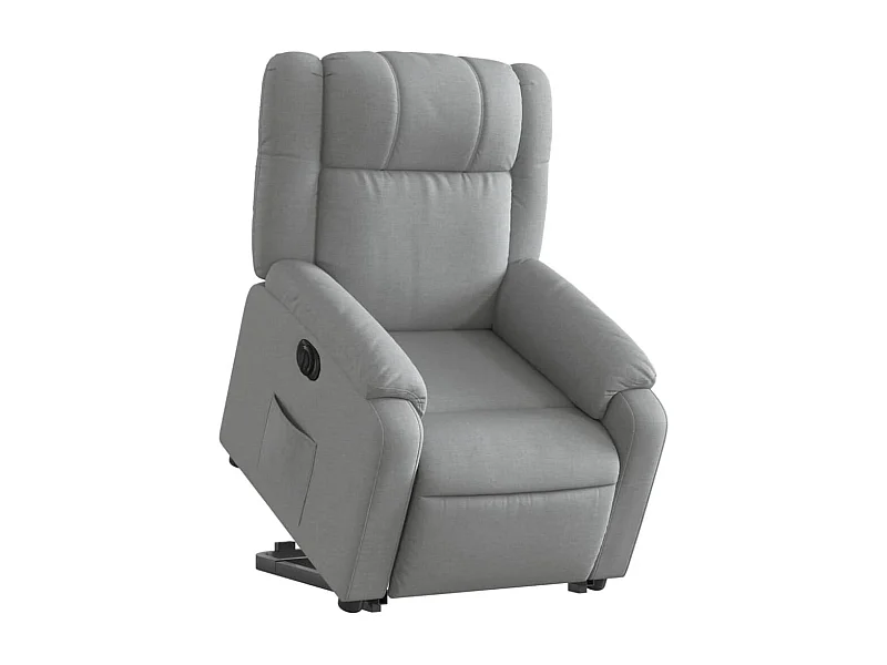 Fauteuil relax TV fonction tissu grise 77 x 95 x 99 cm DEC028316