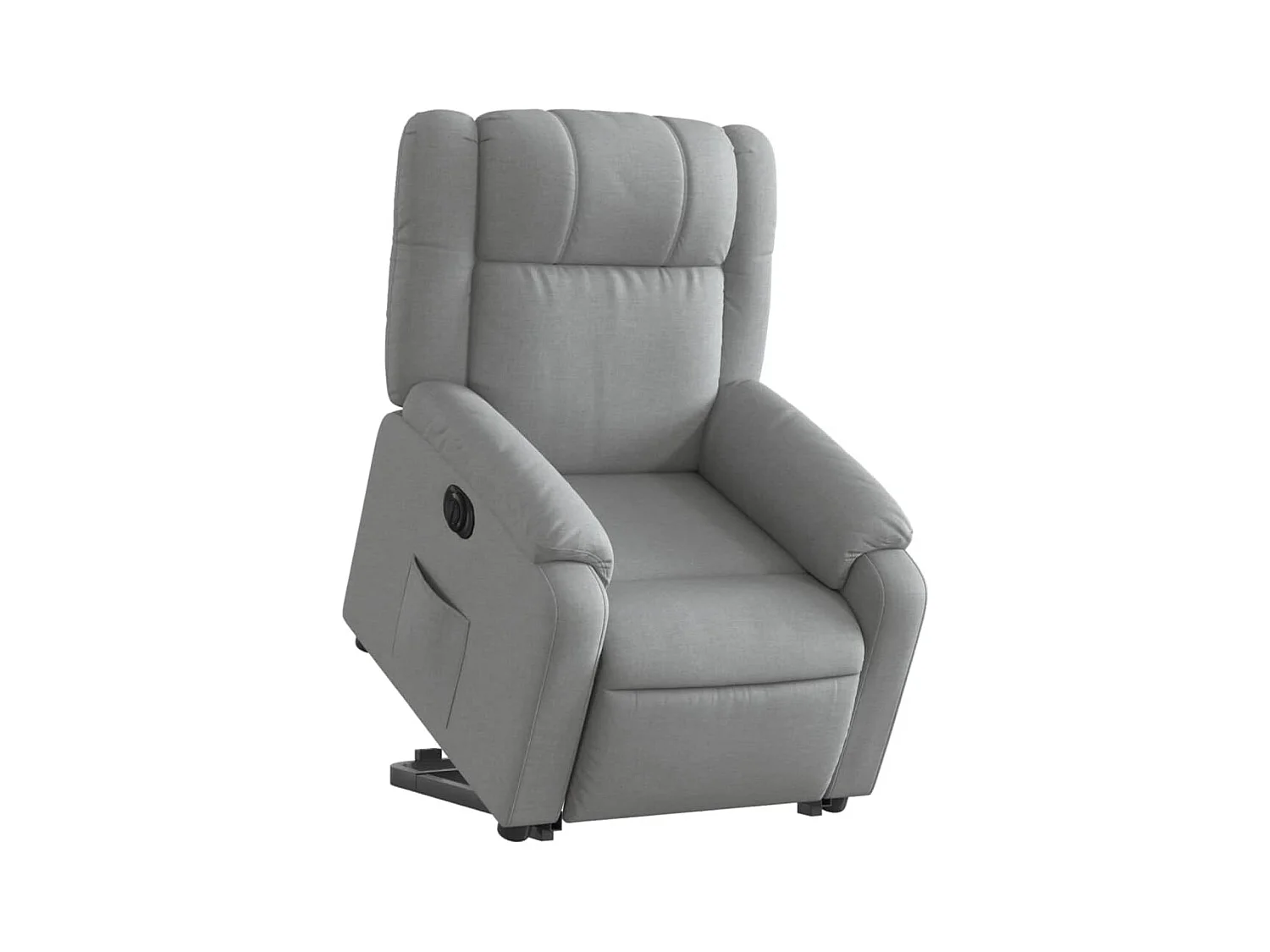 Fauteuil relax TV fonction tissu grise 77 x 95 x 99 cm DEC028316