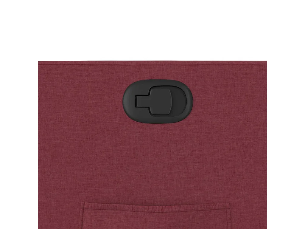 Fauteuil relax TV rembourrage tissu bordeaux 66 x 89.5 x 95.5 cm DEC028151