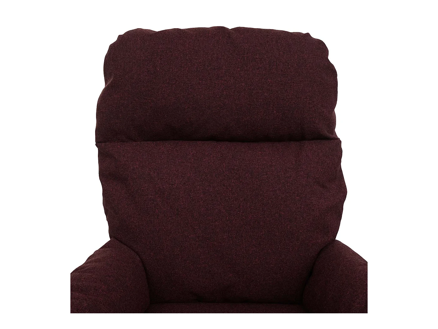 Fauteuil TV de relaxation tissu bordeaux 75 x 42 x 94 cm 04_0006821
